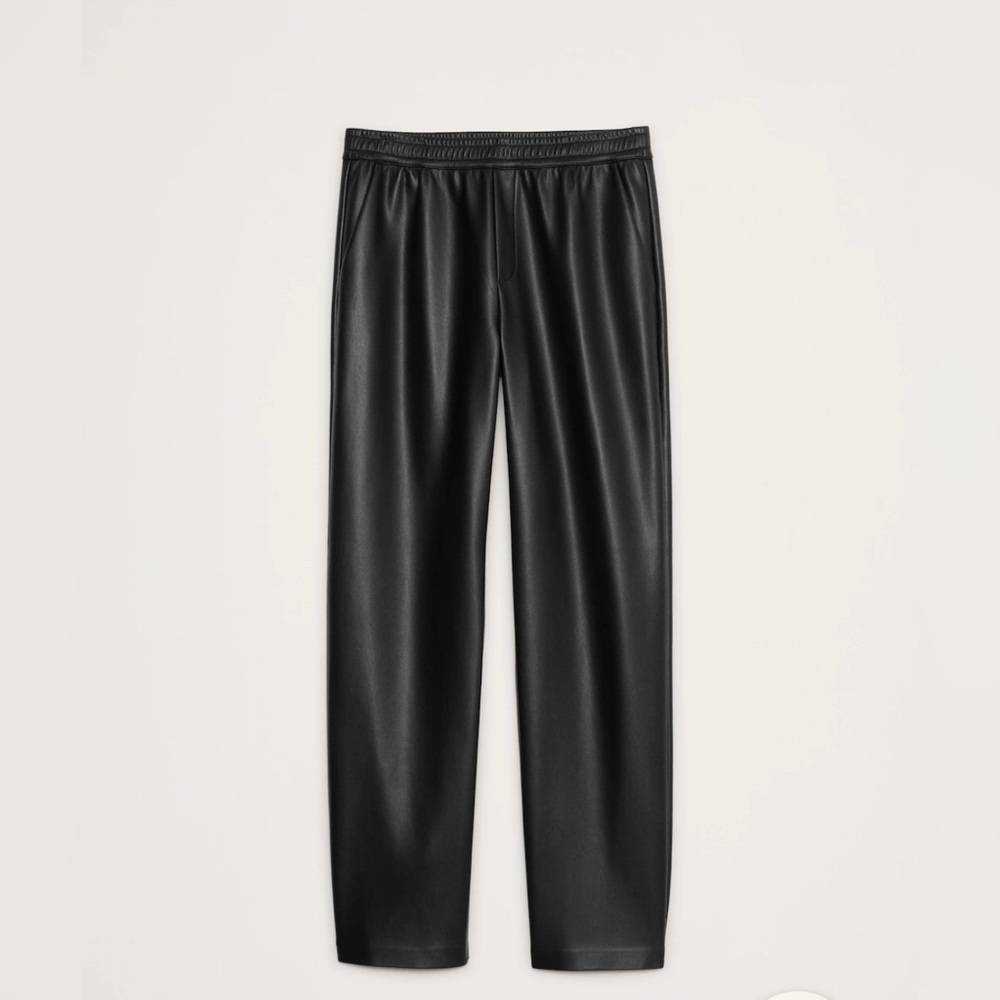 Banana Republic Vegan Leather Joggers